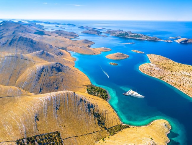 Luftaufnahme Nationalpark Kornaten © Shutterstock